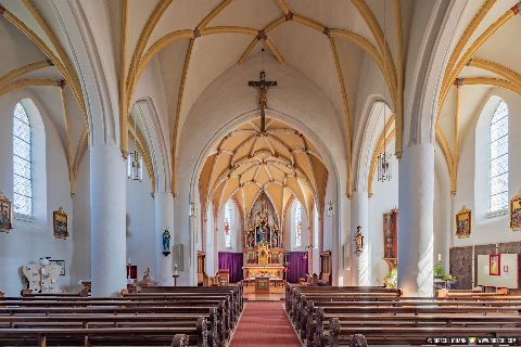 Gemeinde Unterdietfurt Landkreis Rottal-Inn Kirche Innen (Dirschl Johann) Deutschland PAN